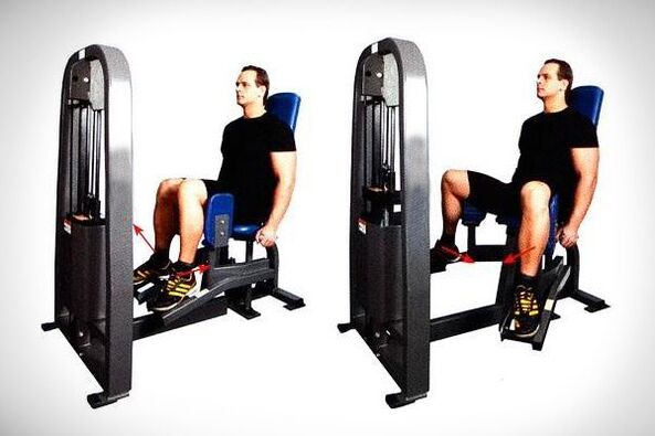 bringing your legs together on a potency machine